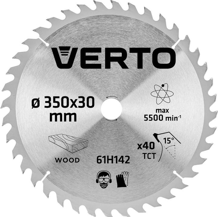 Produktbild Verto Kreissäge 350x30mm 40Z 61H142