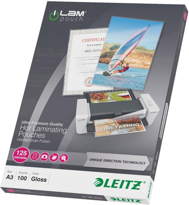 Image du produit Leitz Feuille de plastification (A3, 100 pcs, 125 µm)