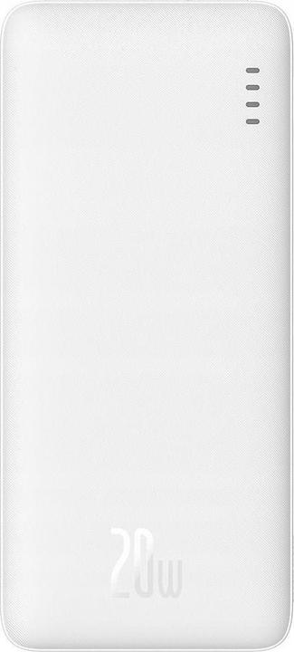 Produktbild Baseus Airpow 10000mAh 20W powerbank (white) (10000 mAh, 20 W, 74 Wh)