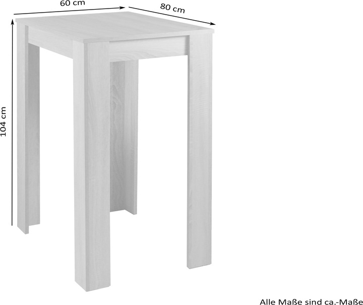 Immagine prodotto Homexperts Nika (80 x 60 x 104 cm)