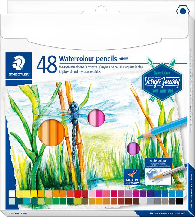 Produktbild Staedtler 146 10C Wasservermalbare Farbstifte (48x)
