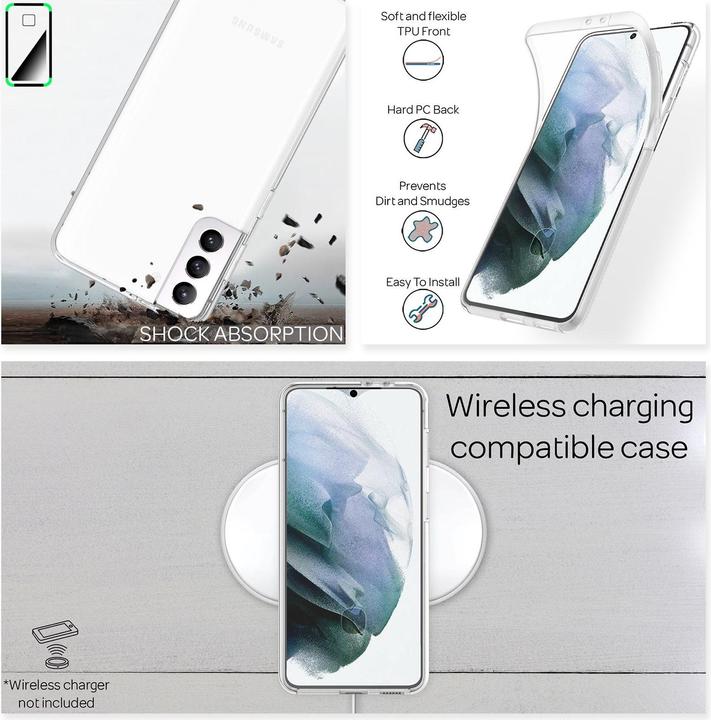 Produktbild Nalia 360 Grad Handyhülle (Samsung Galaxy S21+)