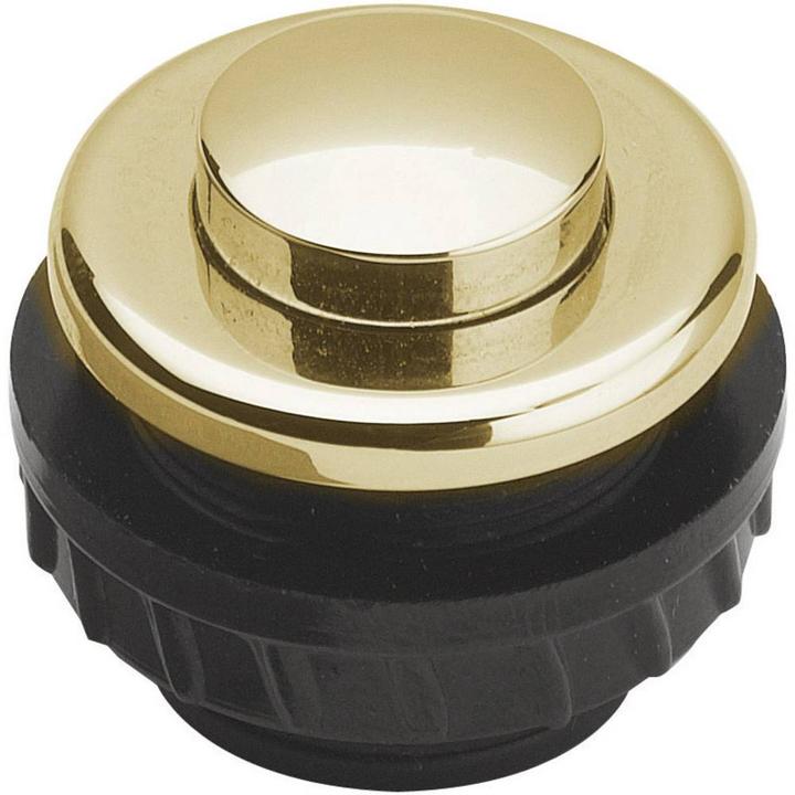 Produktbild Grothe Klingeltaster 1fach 62025 Gold (Kabelgebunden)