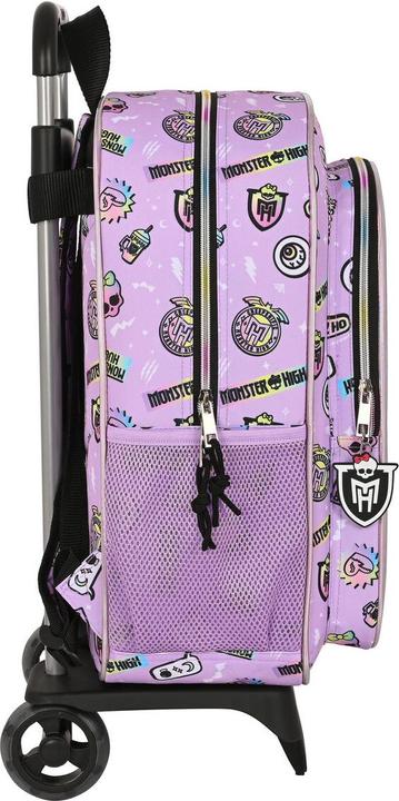 Immagine prodotto Monster High Schulrucksack mit Rädern Best boos Lila 33 x 42 x 14 cm