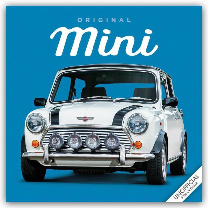 Original Mini - Autos 2025 - Wand-Kalender (English)
