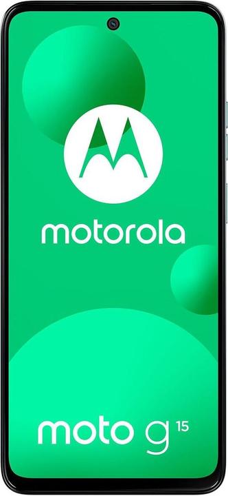 Produktbild Motorola Moto G15 (128 GB, Glacier Blue, 6.72", Dual SIM, 4G)