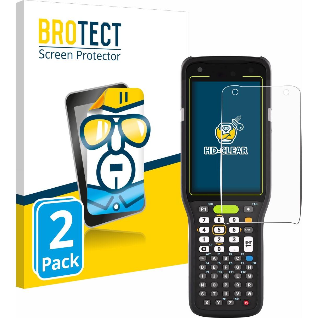 BROTECT Schutzfolie Displayschutz Displayschutzfolie Folie Klar Transparent, Barcode-Scanner Zubehör