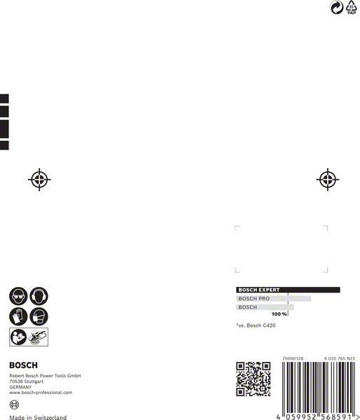 Actual product image Bosch Professional Zubehör Expert M480 starter set (80, 120, 180)