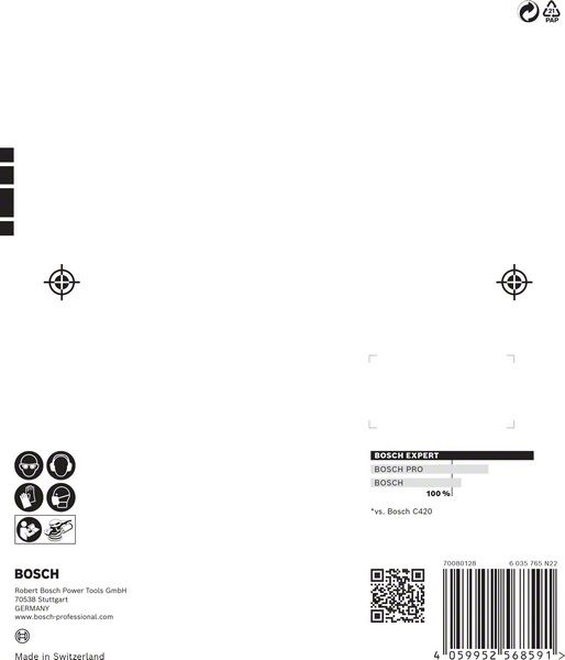 Produktbild Bosch Professional Zubehör Expert M480 Starter-Set (80, 120, 180)