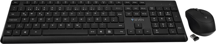 Immagine prodotto V7 Tastiera Mouse Pro Senza Fili De Qwertz Tedesco Con Tasti Laserati (DE, Senza fili)