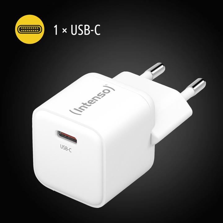 Produktbild Intenso 1x USB-C GAN Adapter weiss (30 W, 1 Port)