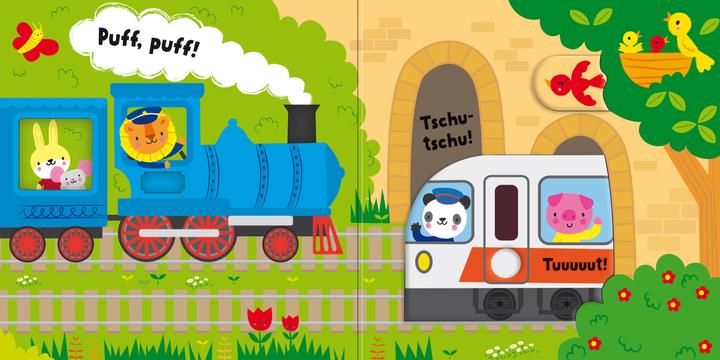 Actual product image Baby's first sliding book: vehicles (German)