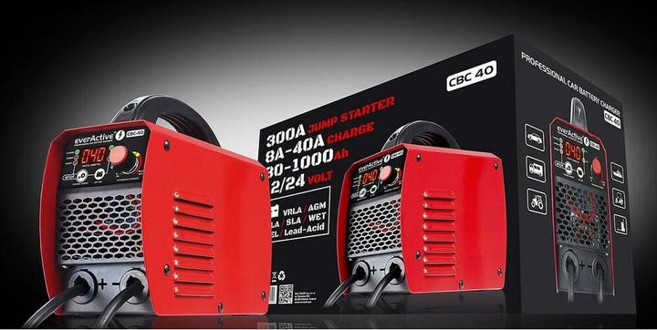 Image du produit Everactive chargeur de batterie automatique inverseur 12 / 24V avec fonction boost 300A (12V, 24V, 60 A)