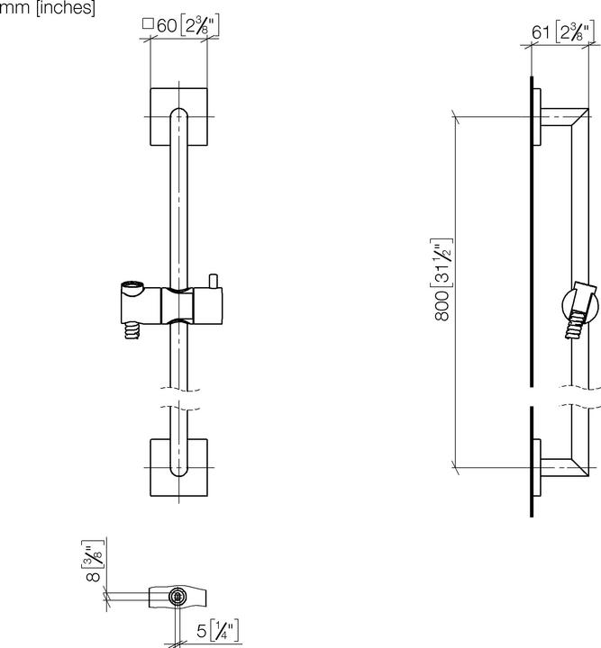 Image du produit Dornbracht ensemble de douche, sans douchette, 26413980