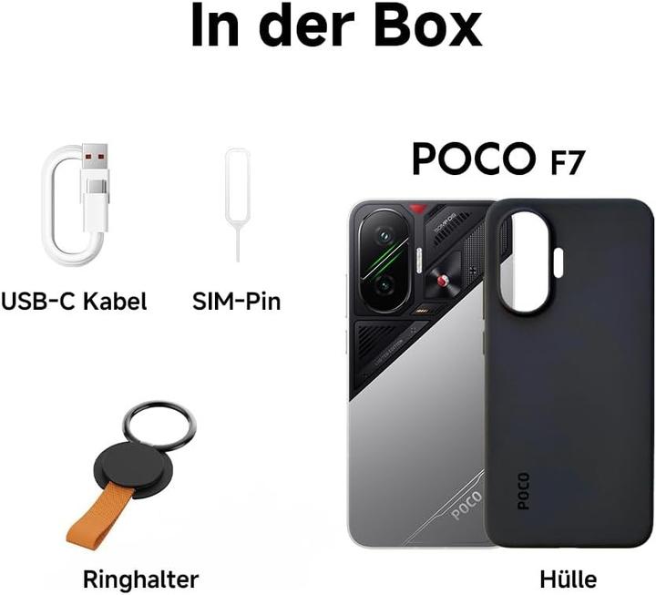 Produktbild Xiaomi Poco F7 (512 GB, Weiss, 6.83", 5G)