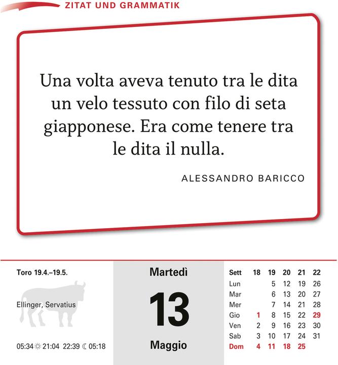 Produktbild Harenberg Stillo:Italienisch Sprachkalender 2025 (12.5 x 16 cm)