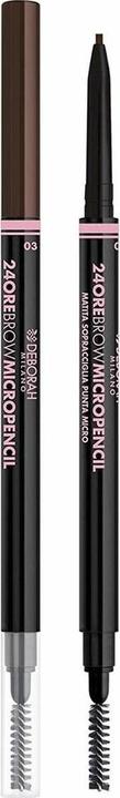 Deborah Milano Brow Micropencil 03 Dark Brown Eyebrow Pencil (Dark Brown)