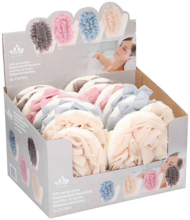 Produktbild Bath sponge/glove 4ass