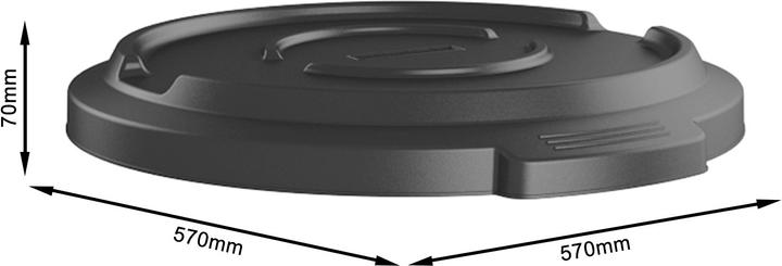 Image du produit Rotho Couvercle TITAN (120 l)