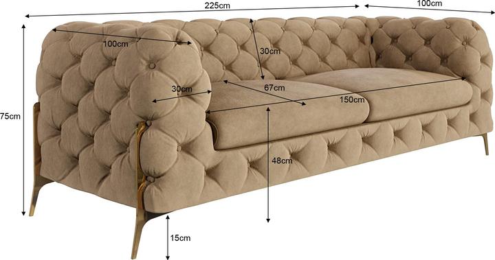 Produktbild Ropez Chelsea Bis (3-Sitzer)