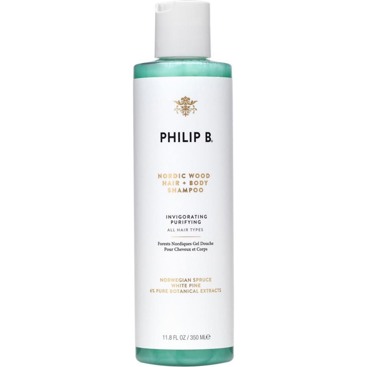 Philip B., Shampoo, Nordic Wood - Hair & Body Shampoo (350 ml, Flüssiges Shampoo)