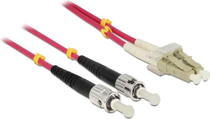 Produktbild Delock LWL Patchkabel LC Duplex -> ST Duplex St/St 3,00m (3 m)