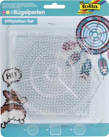 Produktbild Folia Bügelperlen Stiftplatten-Set