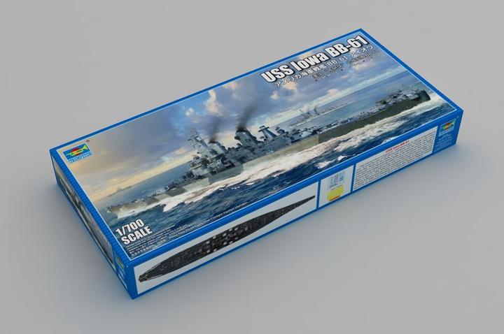 Actual product image Trumpeter USS Iowa BB-61