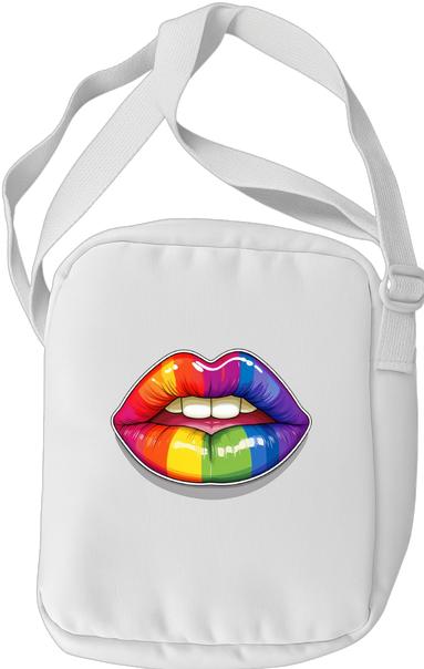 Produktbild Bügelbilder Schul & Freizeitsrucksack-Set Rainbow Lips (15 l)
