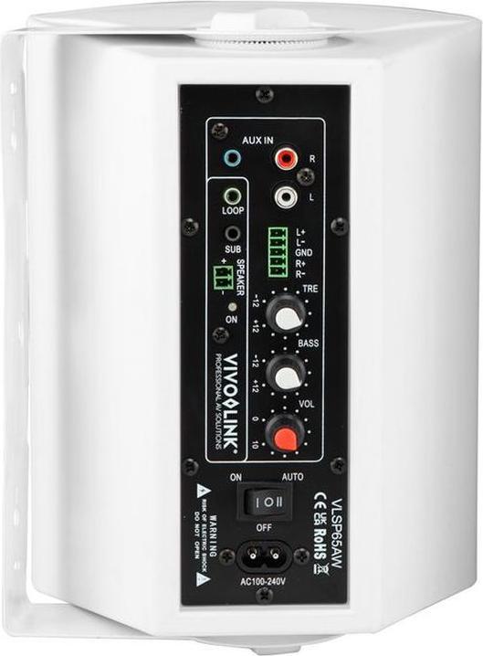 Actual product image Vivolink Active Speaker Set, White. (Active, 1x 30 W)