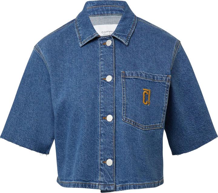 Immagine prodotto Comma Bluse Kurzes Denim-Hemd im Boxy Fit (36)