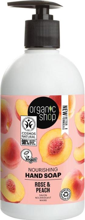 Produktbild Organic Shop Organic Rose Peach (Flüssigseife, 500 ml)