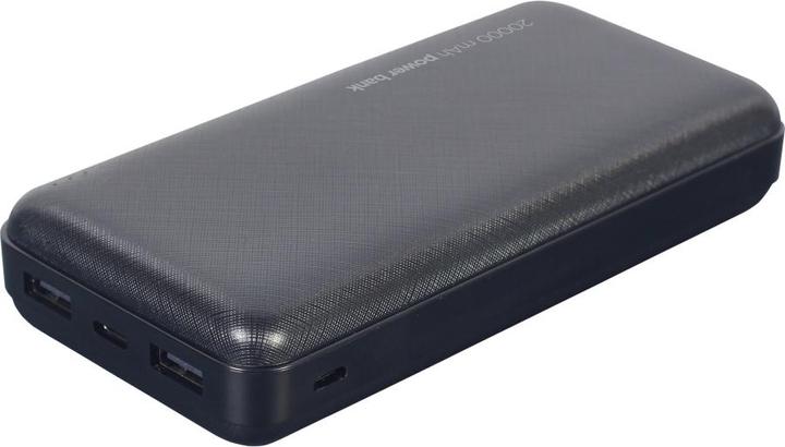 Actual product image Gembird PB20-01 Powerbank Lithium Polymer (LiPo) 20000 mAh Black (20000 mAh, 74 Wh)