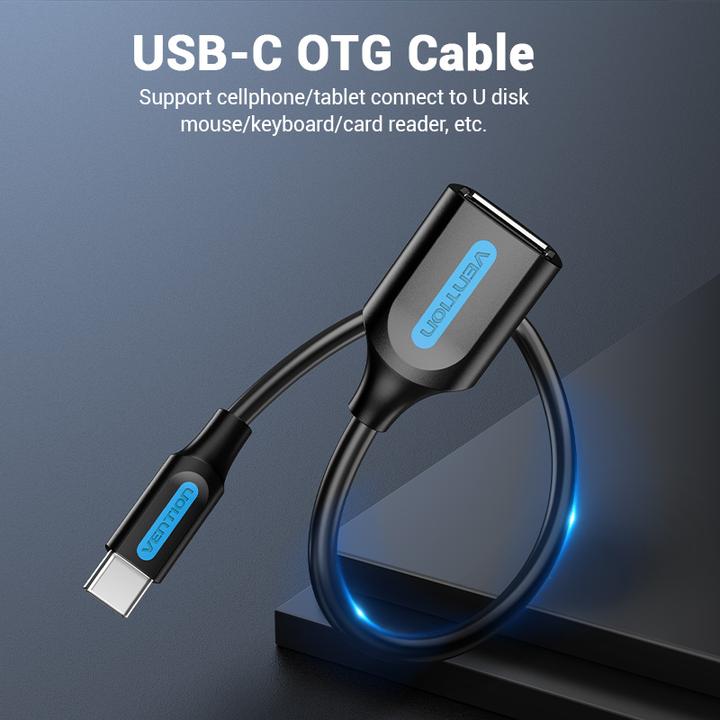 Actual product image Vention USB C — USB A (0.15 m, USB 2.0)