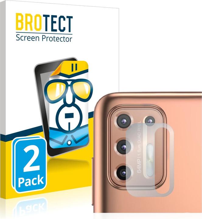 Actual product image BROTECT Screen Protector Clear (2 Piece, Motorola Moto G9 Plus)
