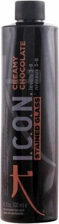 I.C.O.N. STAINED GLASS CREAMY CHOCOLATE semi-permanent levels 3-8 300 (3-8 Creamy Chocolate)