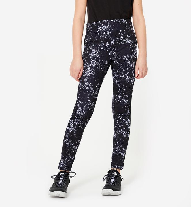 Domyos Leggings Kinder atmungsaktiv - S500 schwarz