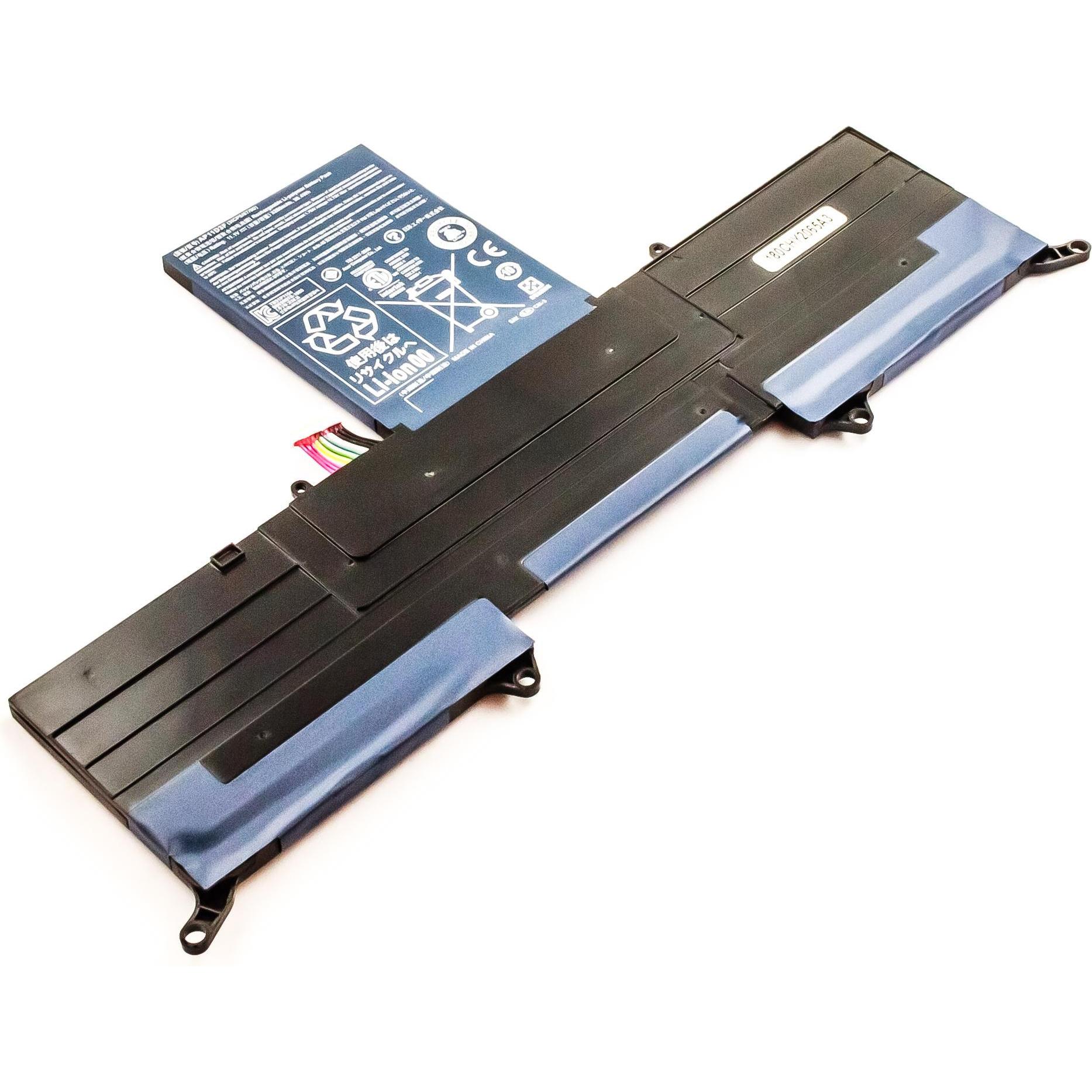 AGI Notebooknetzteil HP PAVILION ZV 6068 baugleich (1 Zellen, 3000 mAh), Notebook Akku, Schwarz