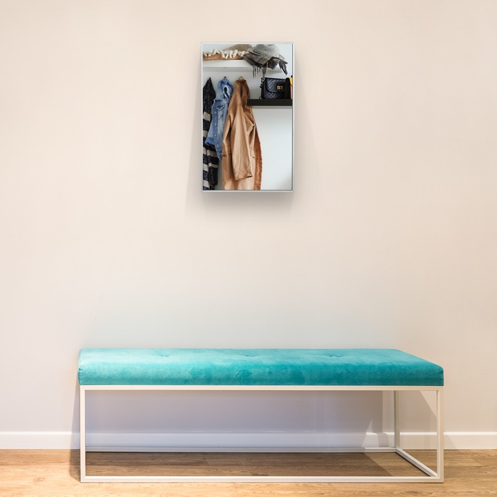 Actual product image Relaxdays Mirrored Bathroom Cabinet (40.5 x 12.5 x 56 cm)