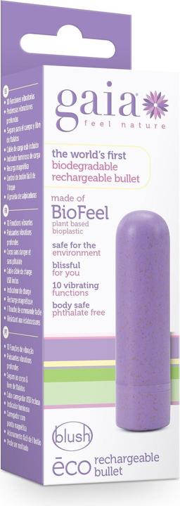 Produktbild Gaia Eco Wiederaufladbarer BulletVibrator â Flieder