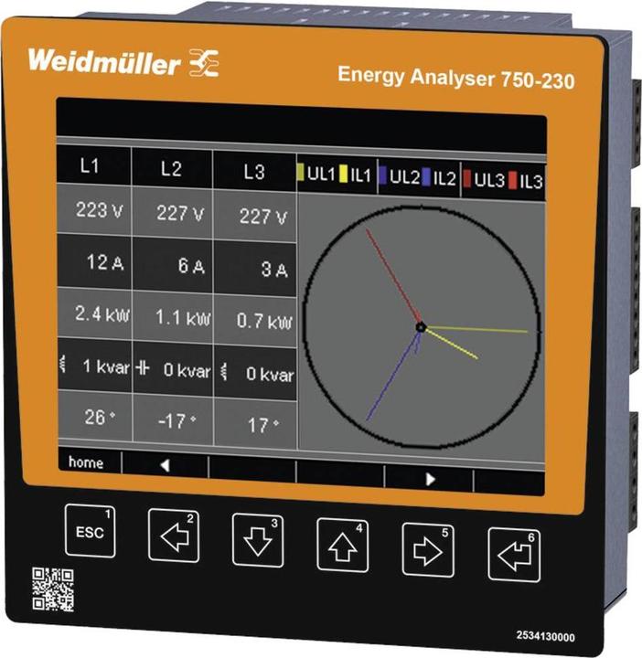 Produktbild Weidmüller ENERGYANALYSER750-23