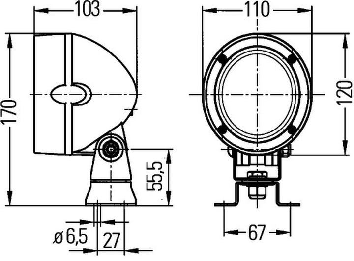 Produktbild HLL Arbeitsscheinwerfer, H3
