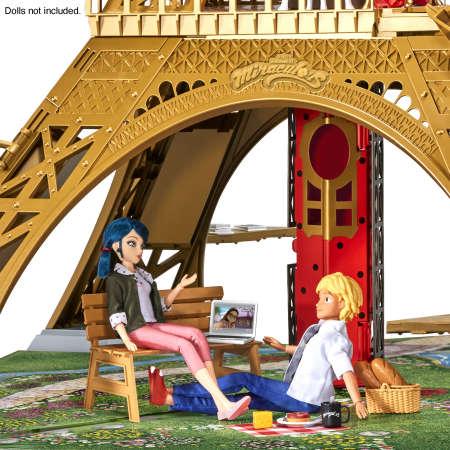 Actual product image Bandai MIRACULOUS deluxe play set Paris 4+