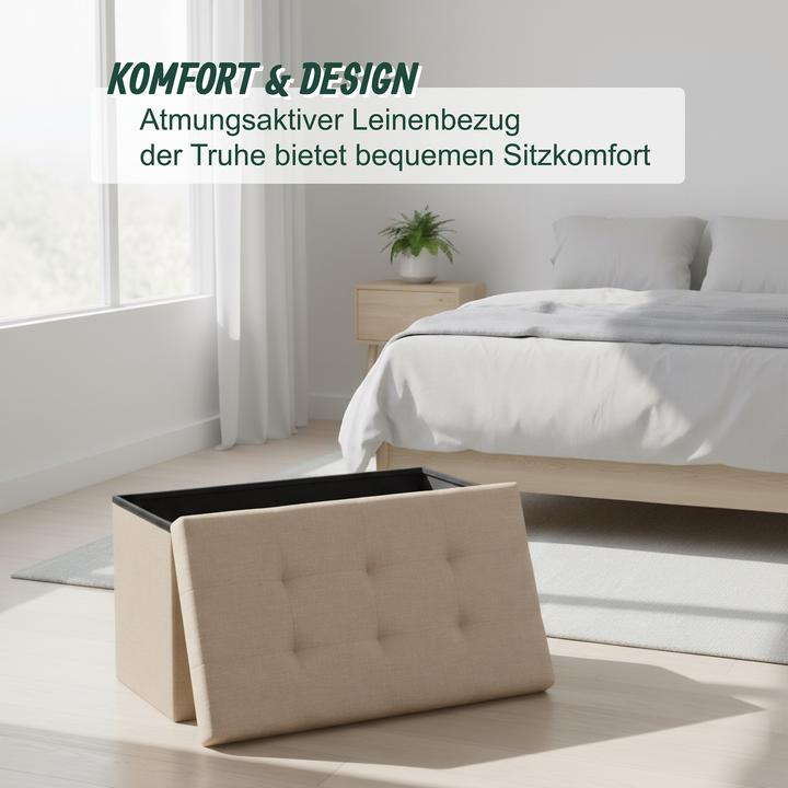 Image du produit Relaxdays Sitzbank aus Stoff (76 cm)
