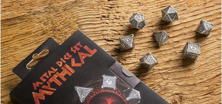 Actual product image Q Workshop SMMY35 - Metal Mythical Dice Set (7)