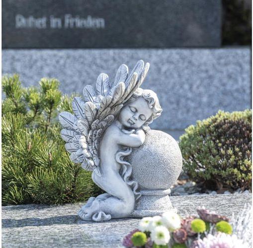 Actual product image Opiflor Grave decoration angel Sleep polyresin, 33 cm