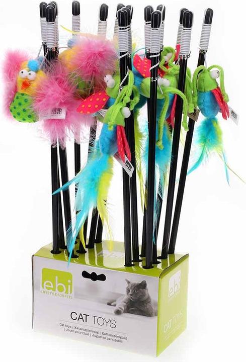EBI KATTENPIJP PLUSSCH INSEKTEN 40cm 408
