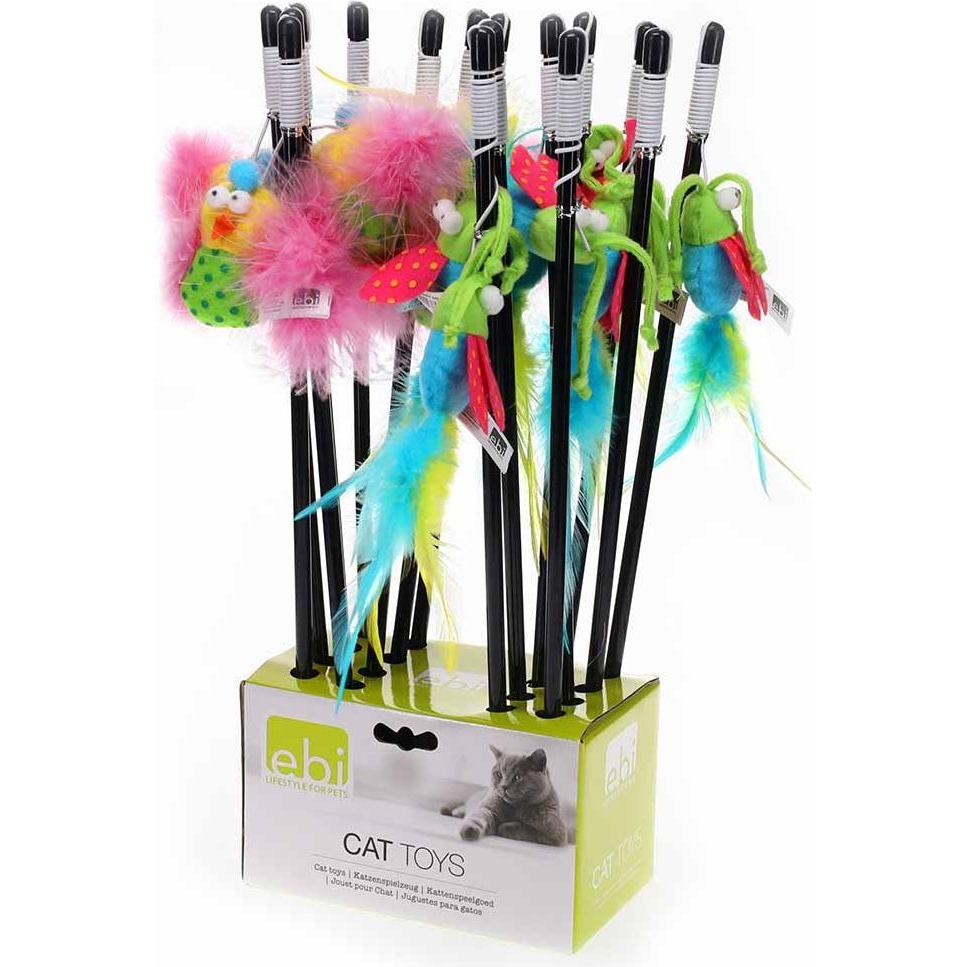 EBI CAT PIPE PLUSSCH INSEKTEN 40cm 408, Gioco per gatti