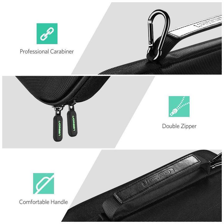 Image du produit Ugreen Boîtier pour Nintendo Switch et accessoires S 26.5 x 10 x 13.5 cm noir (50275 LP145) (Switch)