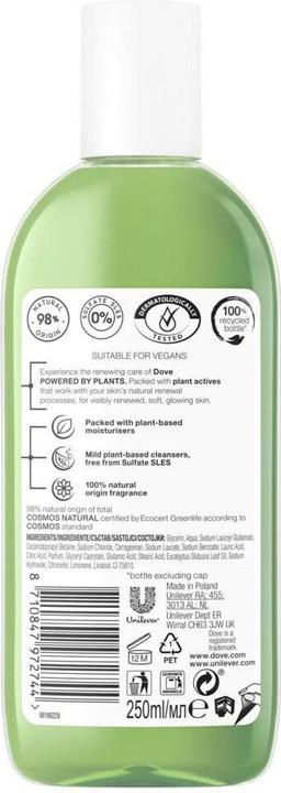 Produktbild Dove Powered by Plants Eucalyptus (250 ml)